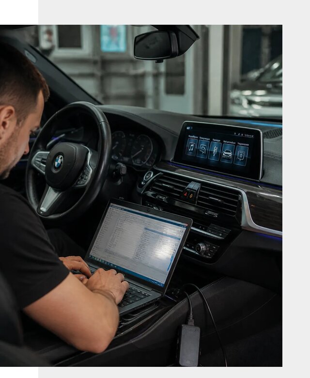 Русификация мультимедиа BMW для авто под ключ в Санкте-Петербурге
