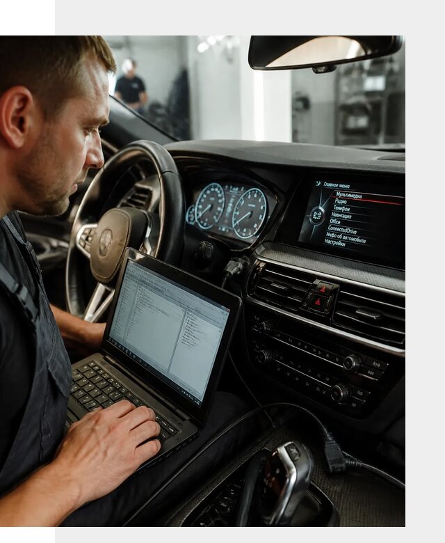 Русификация приборной панели BMW для авто в Санкте-Петербурге от компании