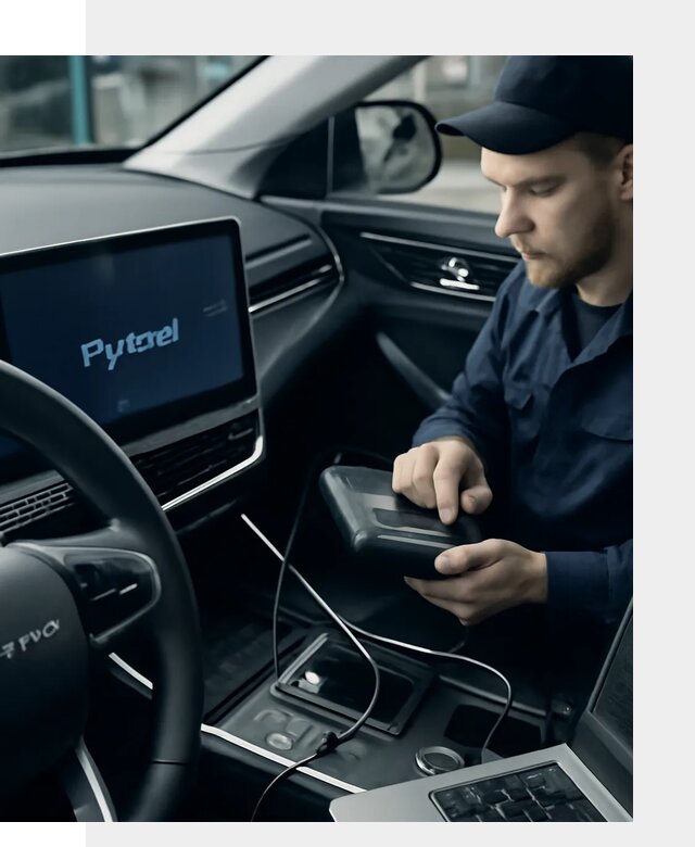 Русификация автомобилей Jetour с адаптацией меню в Санкте-Петербурге