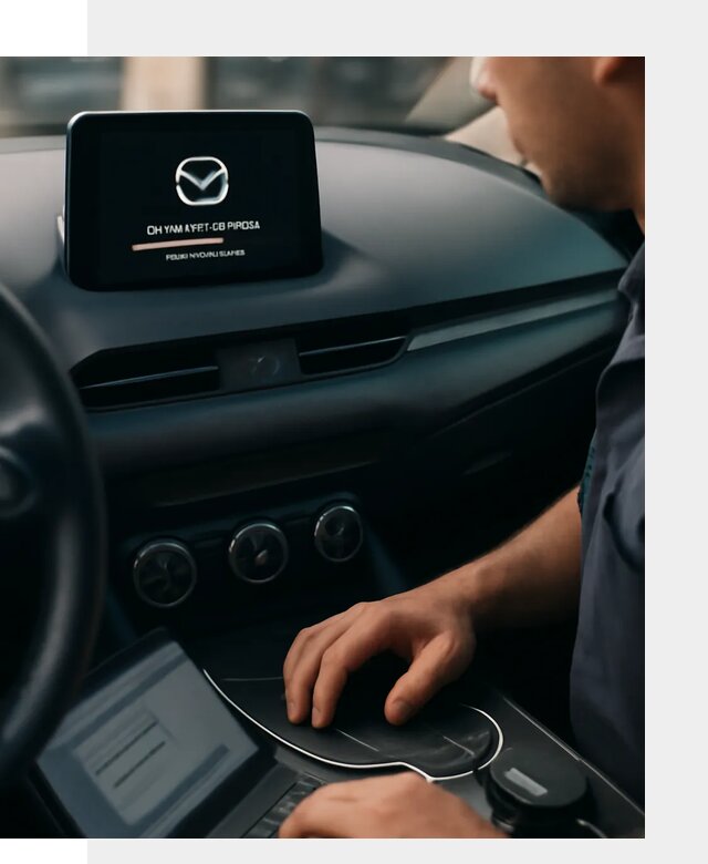 Установка приложений Mazda на мультимедийную систему в Санкте-Петербурге